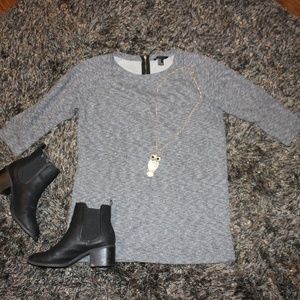 Forever 21 Oversized 3/4 Sleeve Shirt M